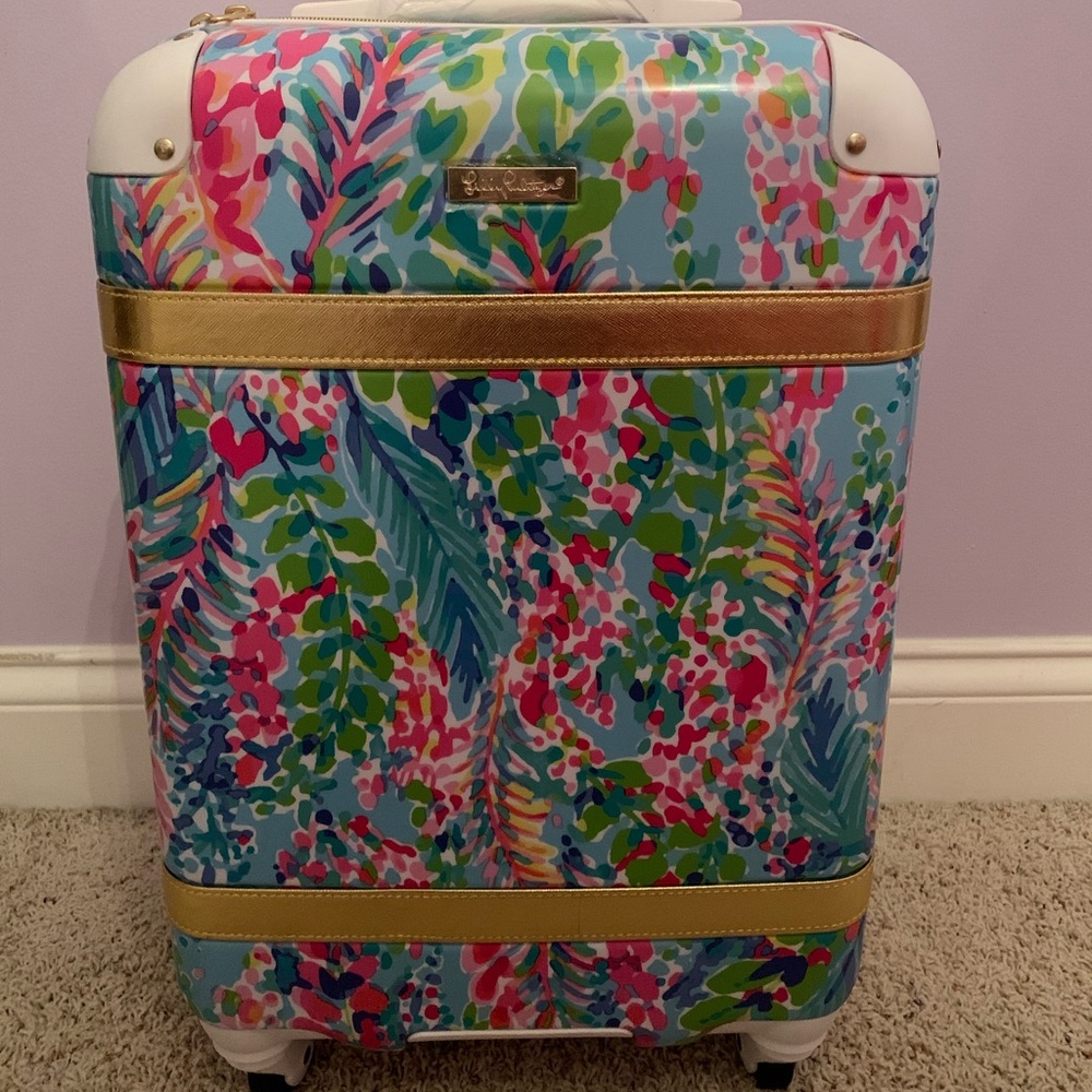 Lilly Pulitzer Catch the Wave Suitcase